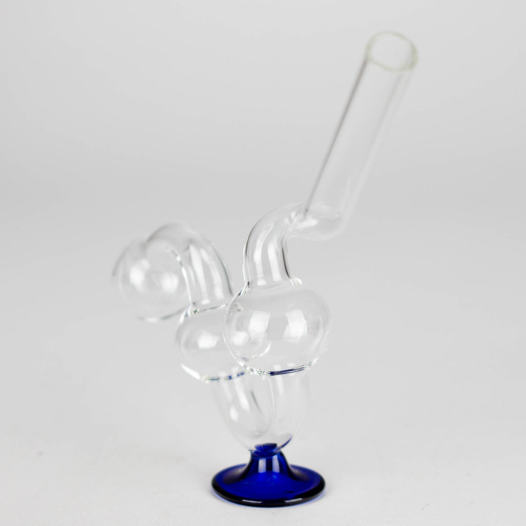 6" Stand Oil Burner Pipe – 2-Pack | Durable Glass