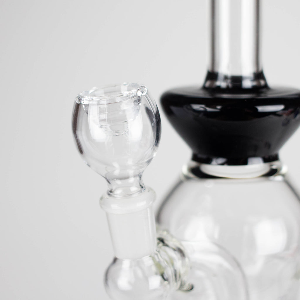 10" Glass Water Pipe with Showerhead Diffuser – Assorted Colors