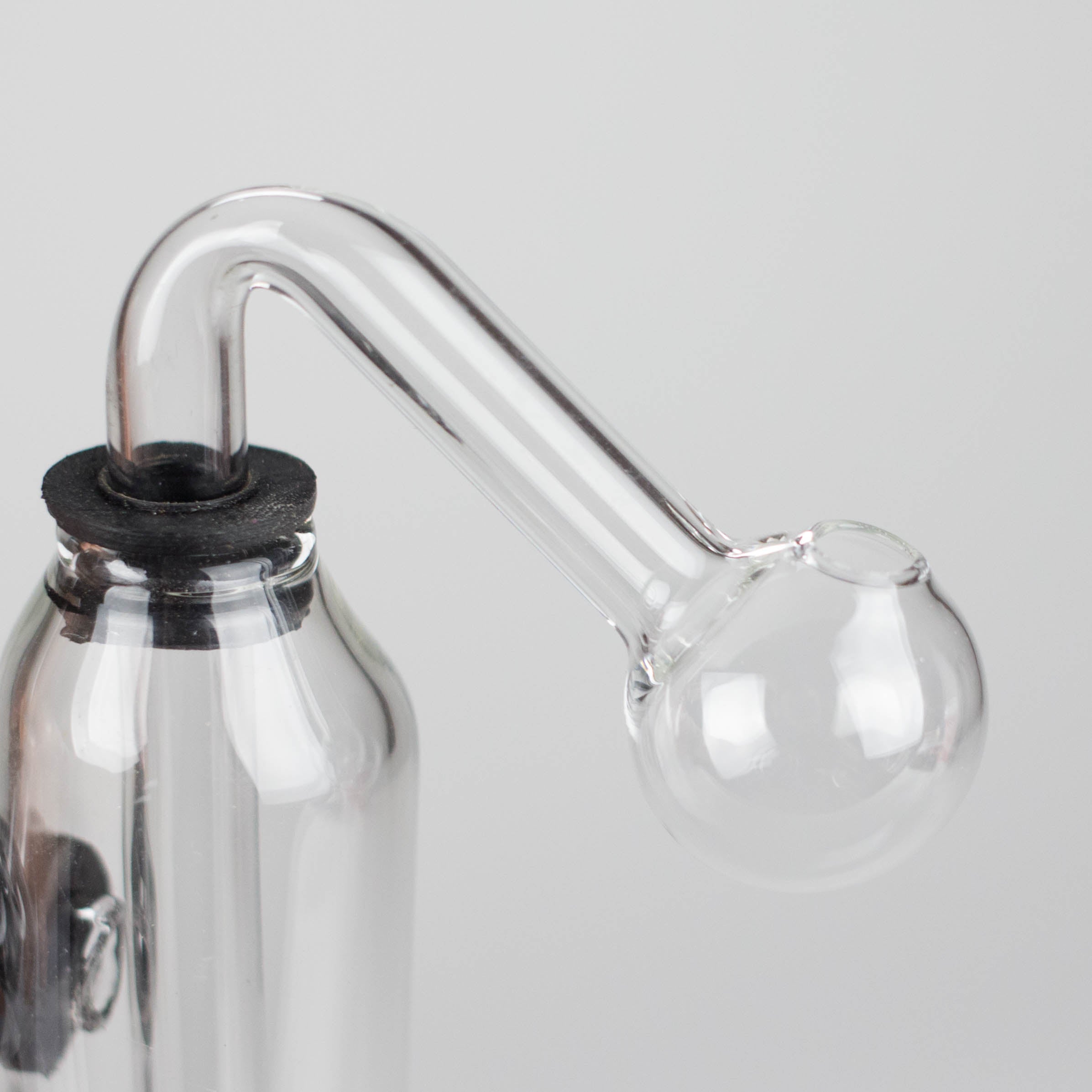 3.5" Bottle Oil Burner Pipe – Pack of 2 | Compact & Durable Glass