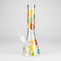 Z10" Glass Beaker Bong with Donut Design