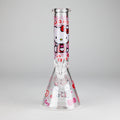 Z10" 5mm Glass Beaker Bong With Kitty Design
