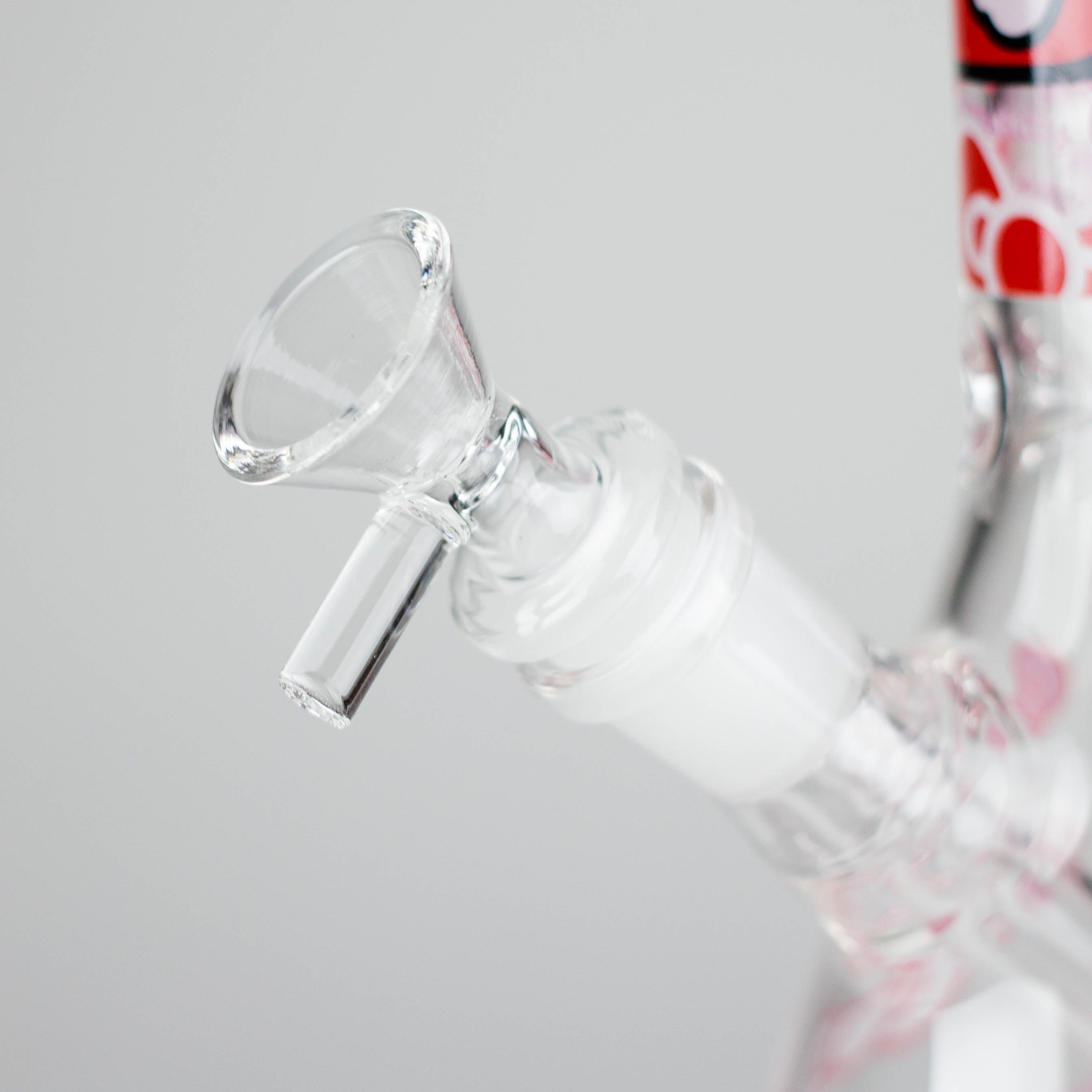 Z10" 5mm Glass Beaker Bong With Kitty Design