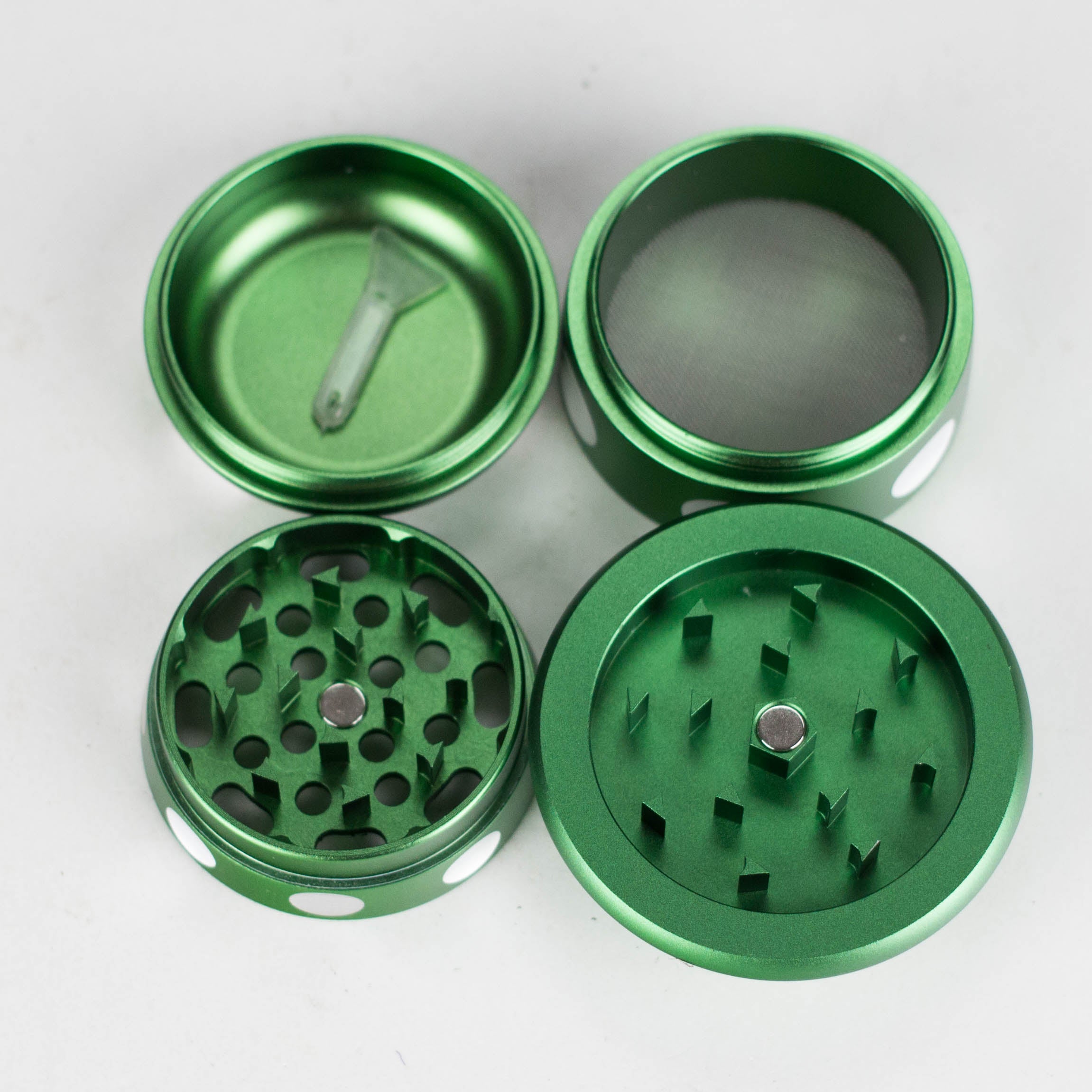 ZAluminum Mushroom Grinder 4 Layers