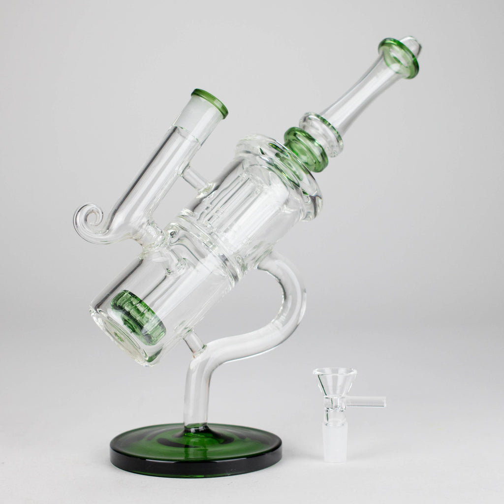 8.5" AlchemiQ Glass Bong