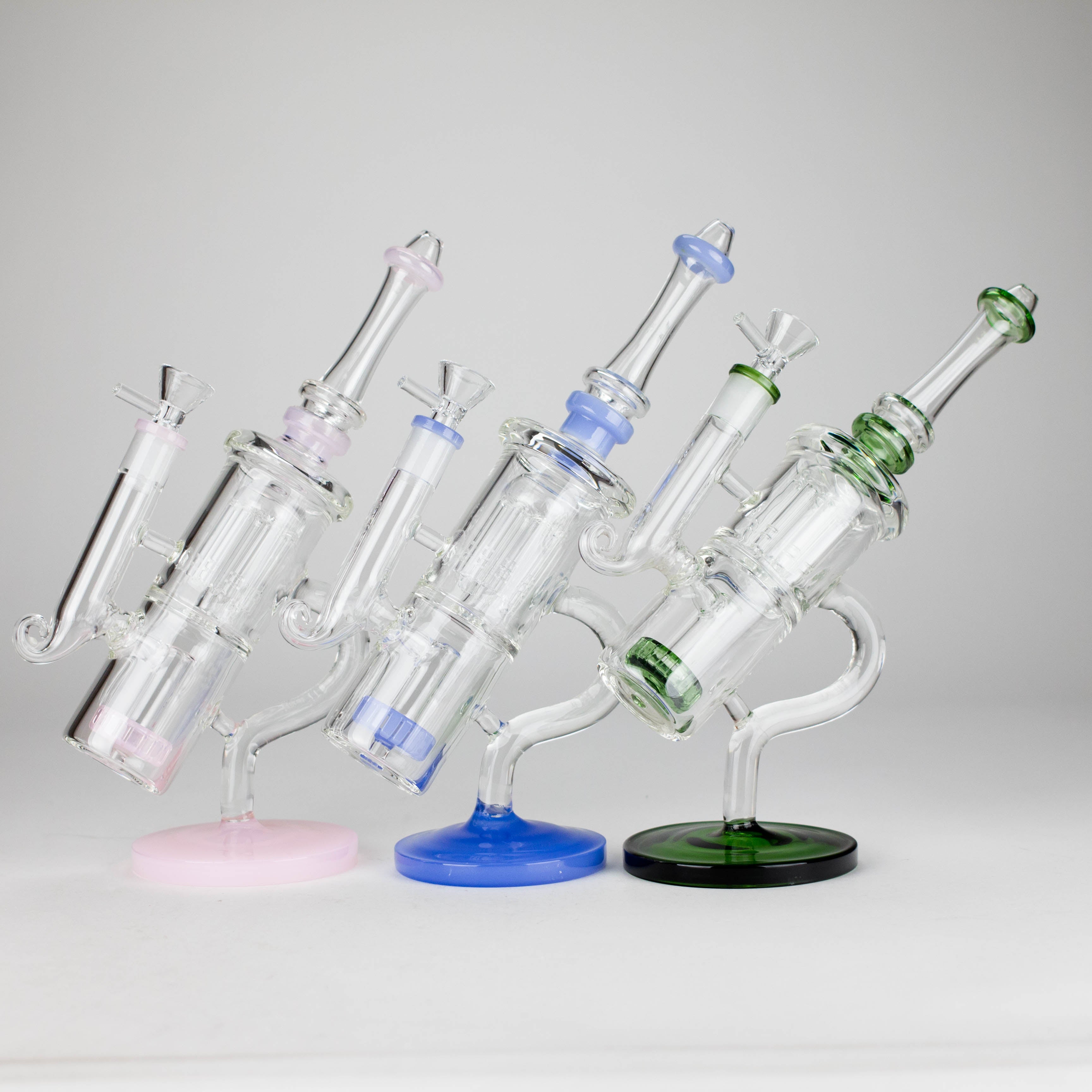 8.5" AlchemiQ Glass Bong