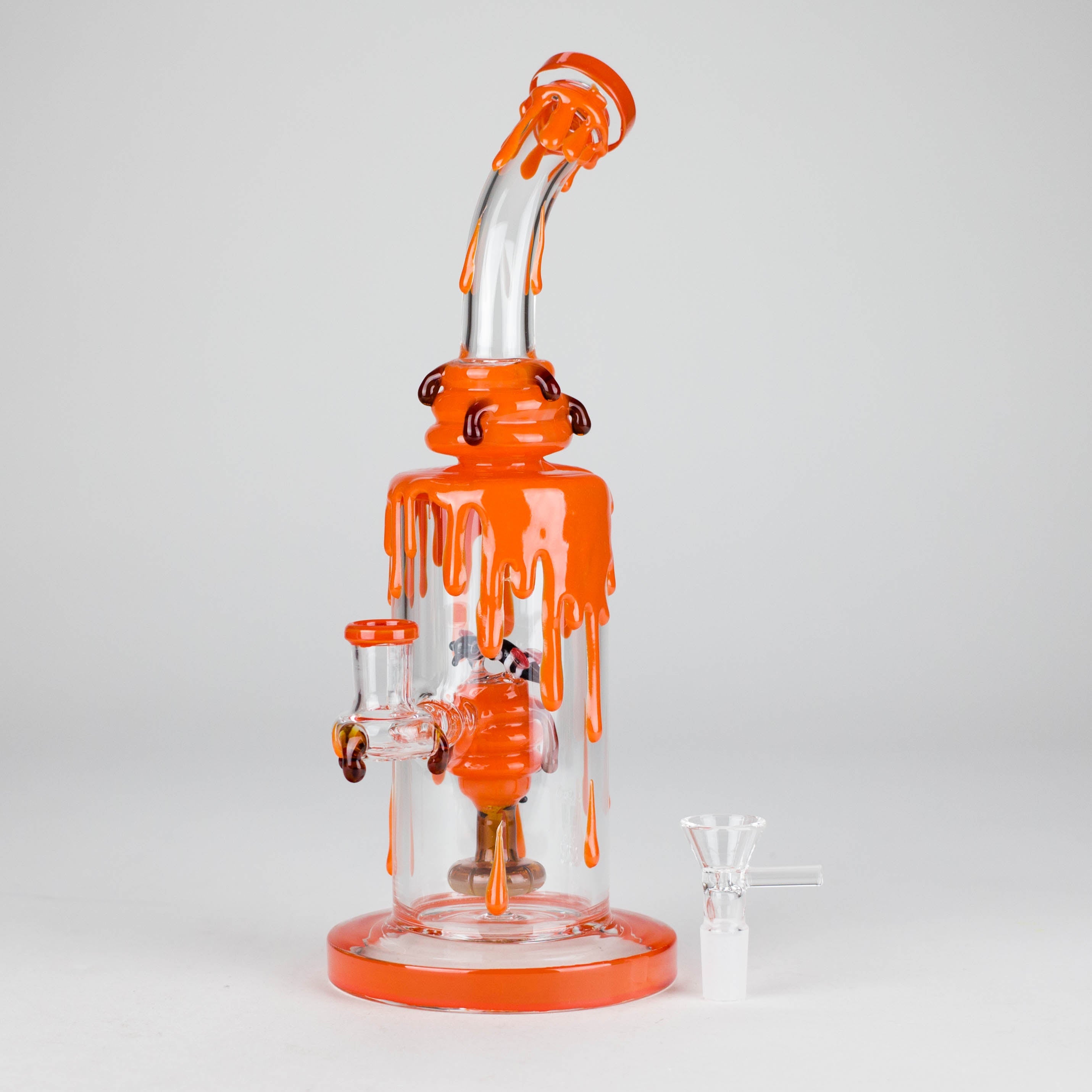 10" DripHive Glass Bong