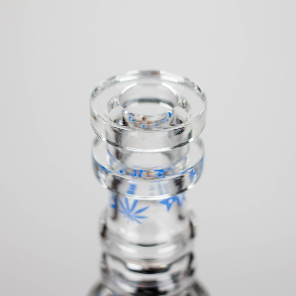 6.5" Gorillux Glow in the dark Glass Bong