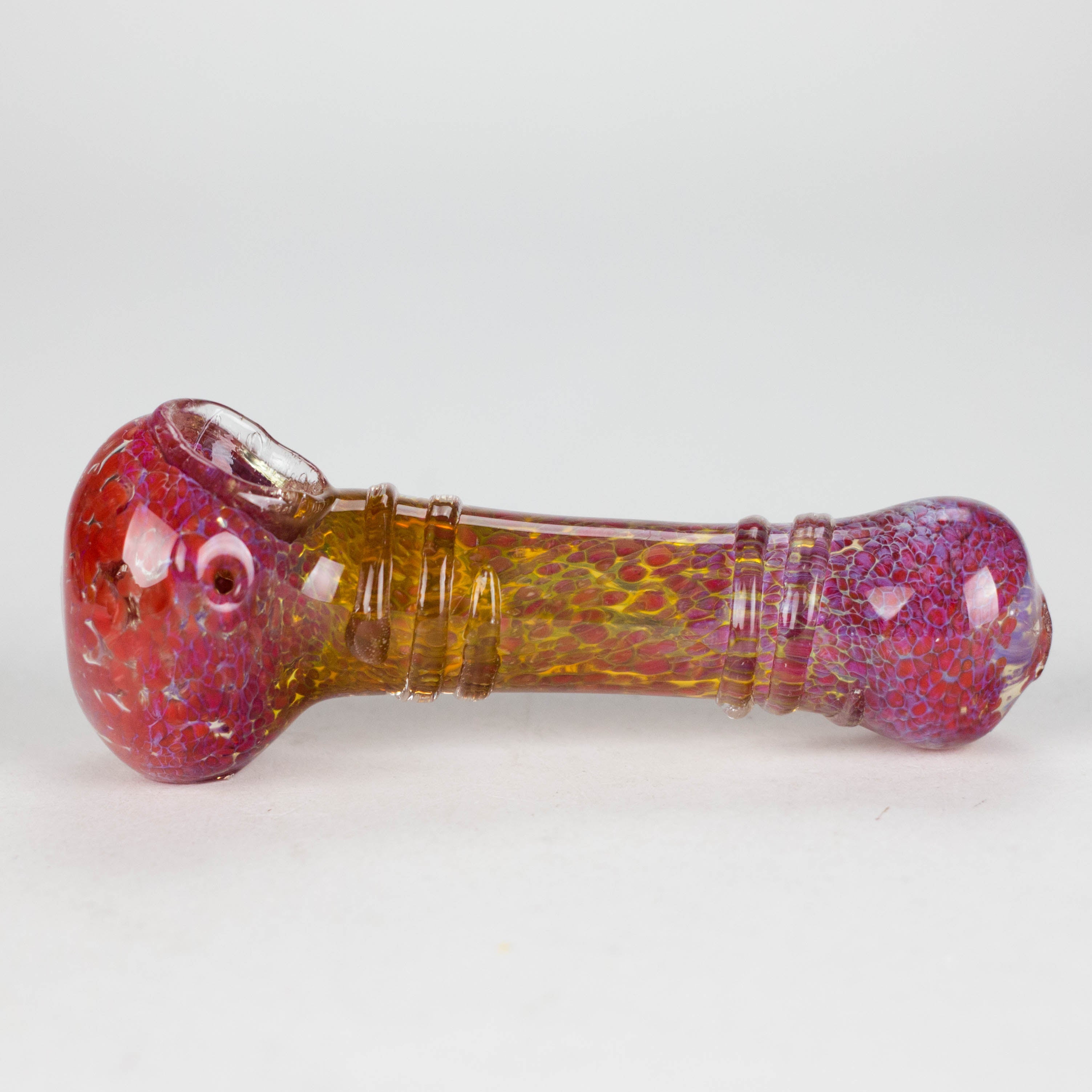 6" Heavy Fancy Glass Handpipe – 2-Piece Set | Durable Design