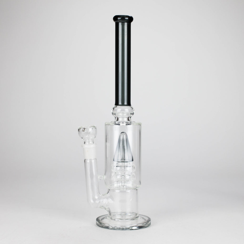 13" Sawar T Glass Water Pipe – Precision Filtration with Sleek Design