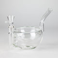 Clear Katora Water Pipe – Unique Bowl-Style Design with 14mm Joint