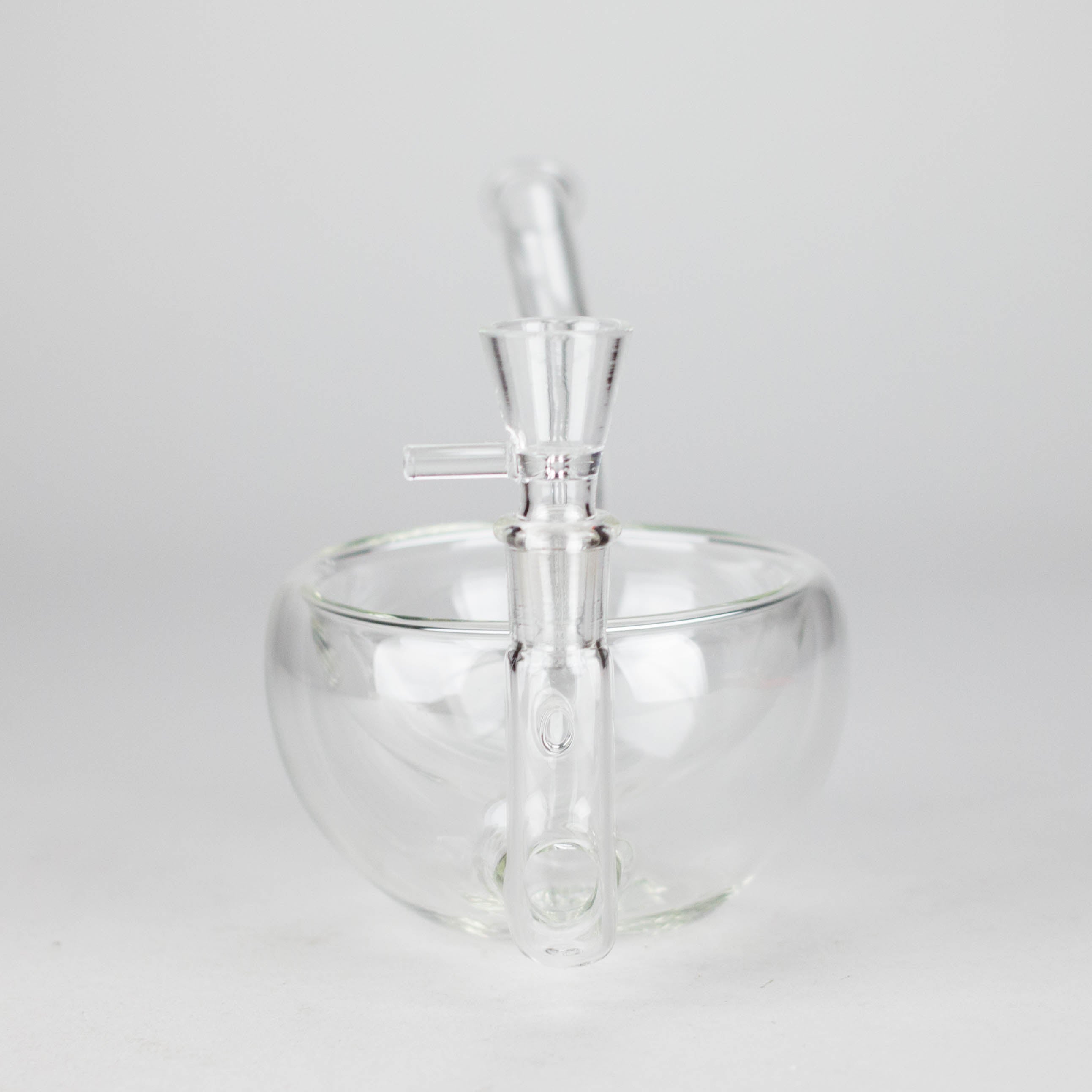 Clear Katora Water Pipe – Unique Bowl-Style Design with 14mm Joint