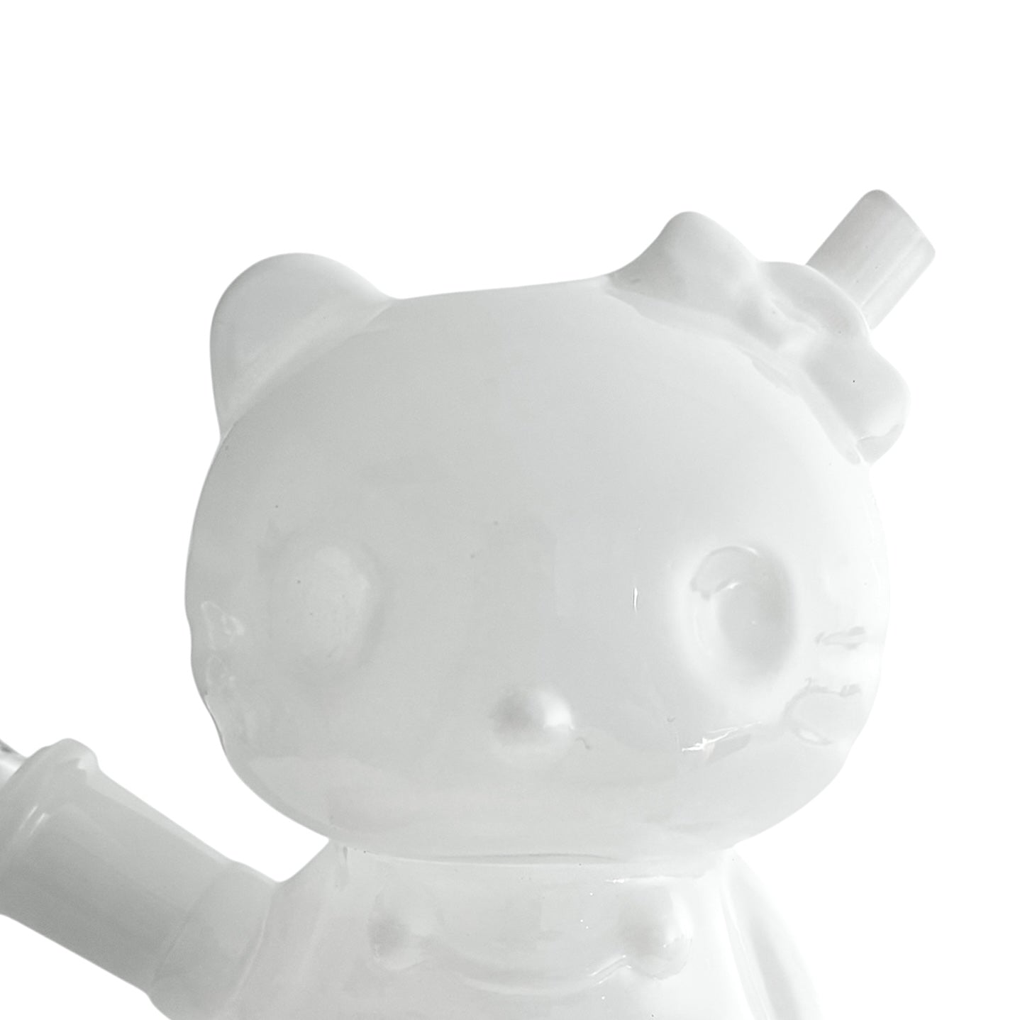 4-1/2" Bear Design Glass Bong