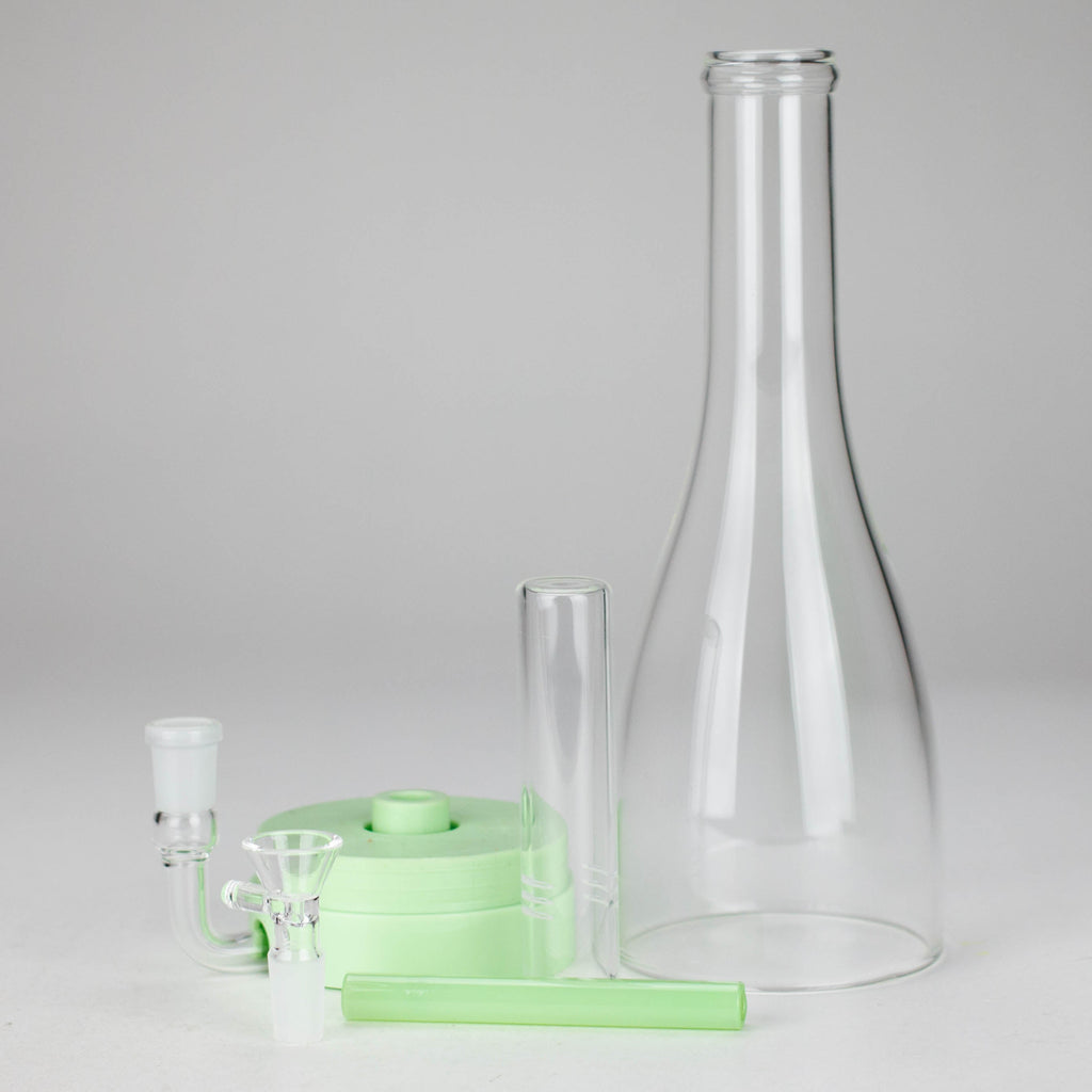 12" Easy-Clean Bird Bong – Removable Percolator | 14mm Bowl Joint