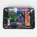 Z5-in-1 Magic Mushroom Metal Pipe Smoke Set – Grinder, Tray, Rolling Paper & More