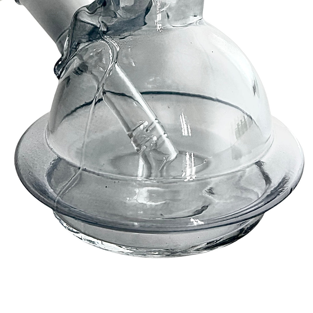 5" Alien Design Glass Bong – Compact & Stemless