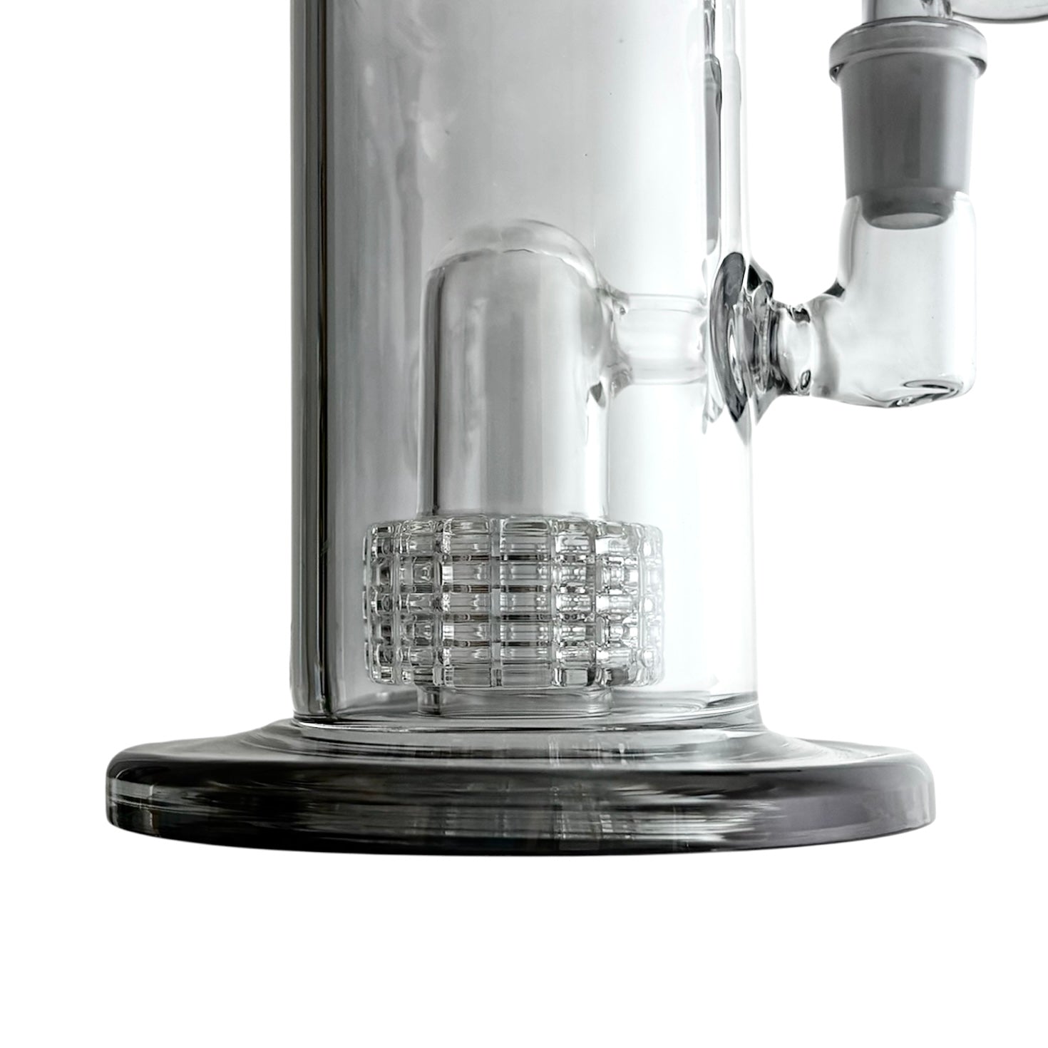 10" Electroplated With Perc Glass Bong