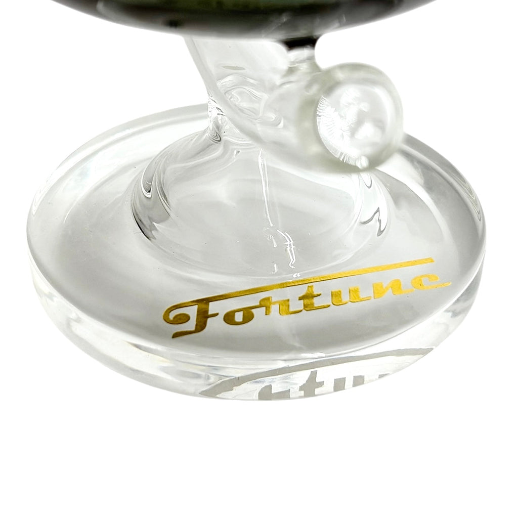 7-1/2" Globe-Shaped Glass Bong