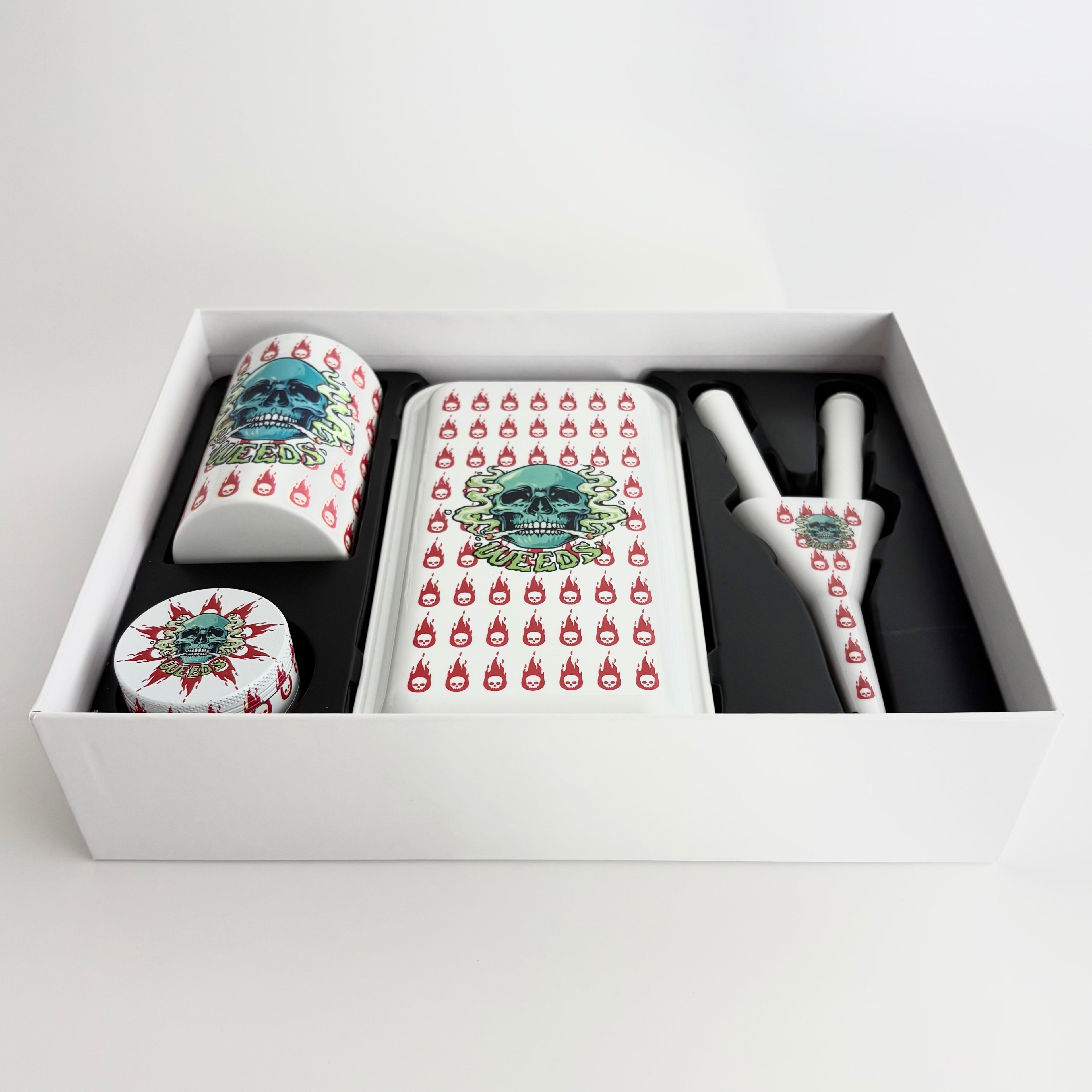 Smoking Skull Accessory Gift Set