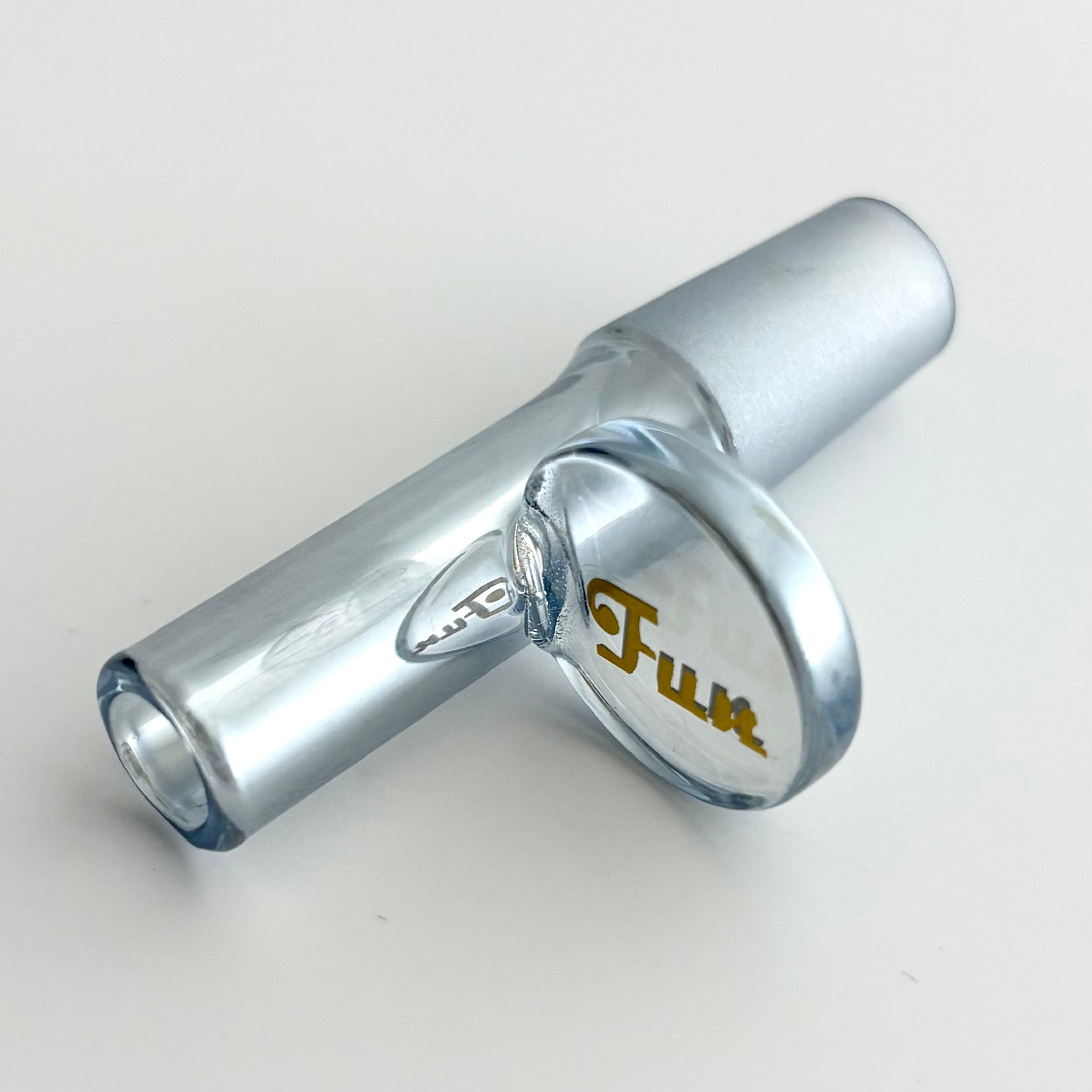 Fortune | Electroplate 14mm Glass Popper Bowl With Gold Logo