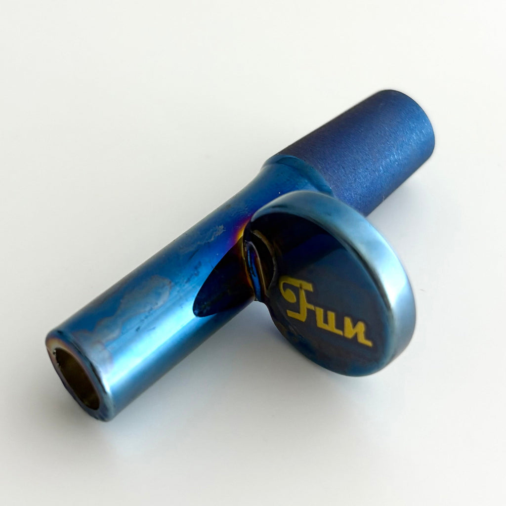 Fortune | Electroplate 14mm Glass Popper Bowl With Gold Logo