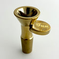 Fortune | Electroplated 14mm Joint Glass Bowl With Gold Logo