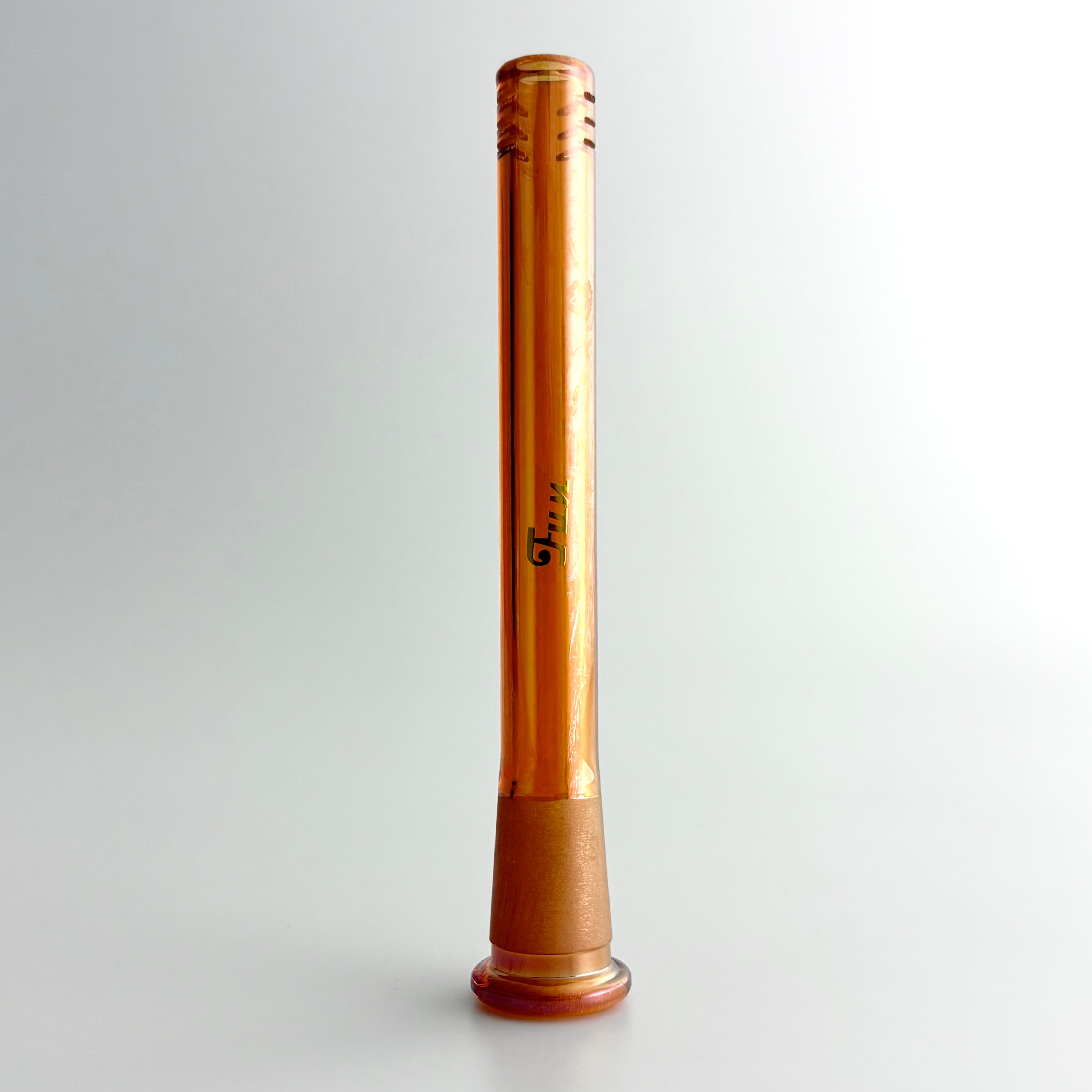 Fortune | Electroplate 5-1/2" Downstem With Gold Logo