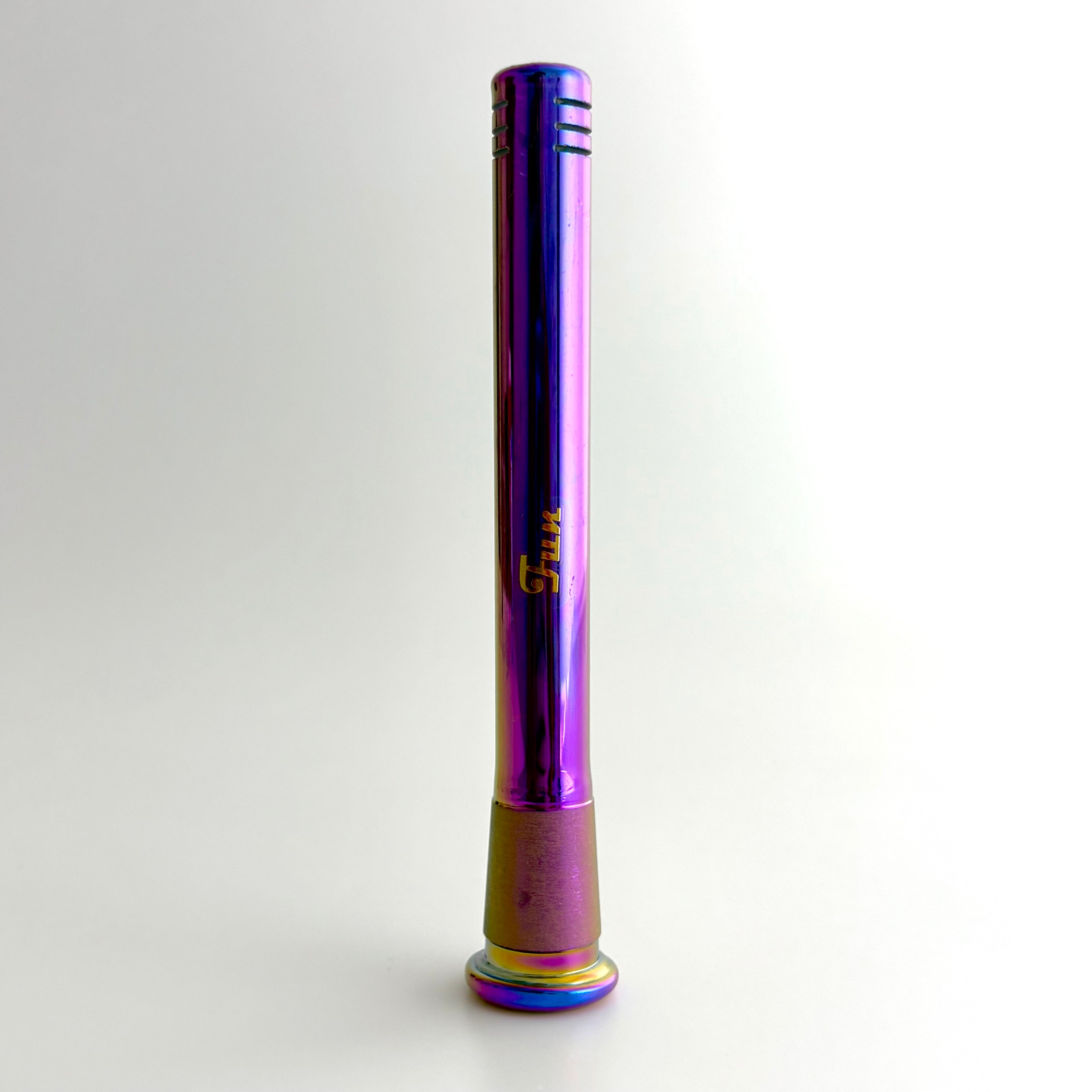 Fortune | Electroplate 5-1/2" Downstem With Gold Logo