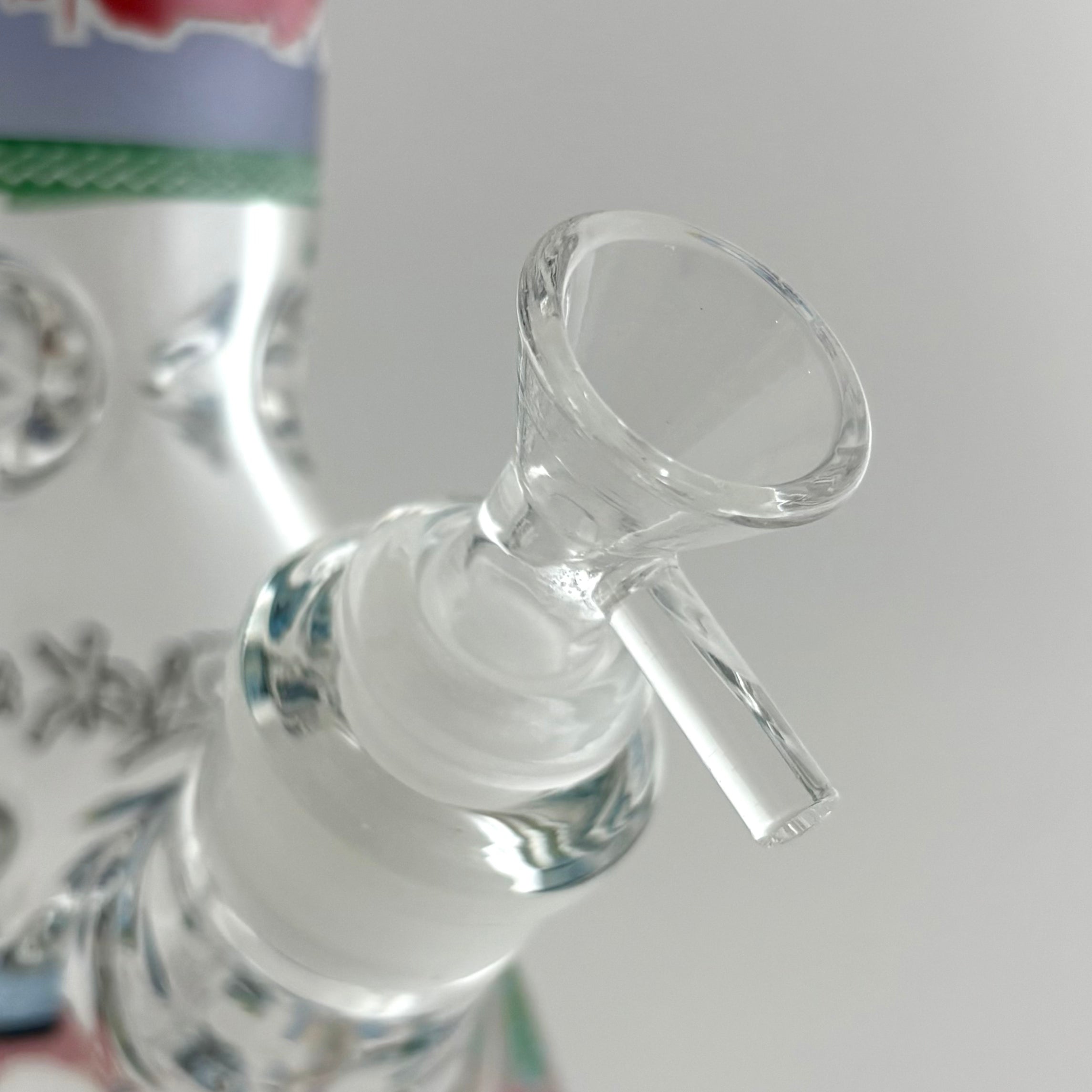 14" Glow in the Dark Cartoon Beaker Bong – 7mm Thick Borosilicate Glass