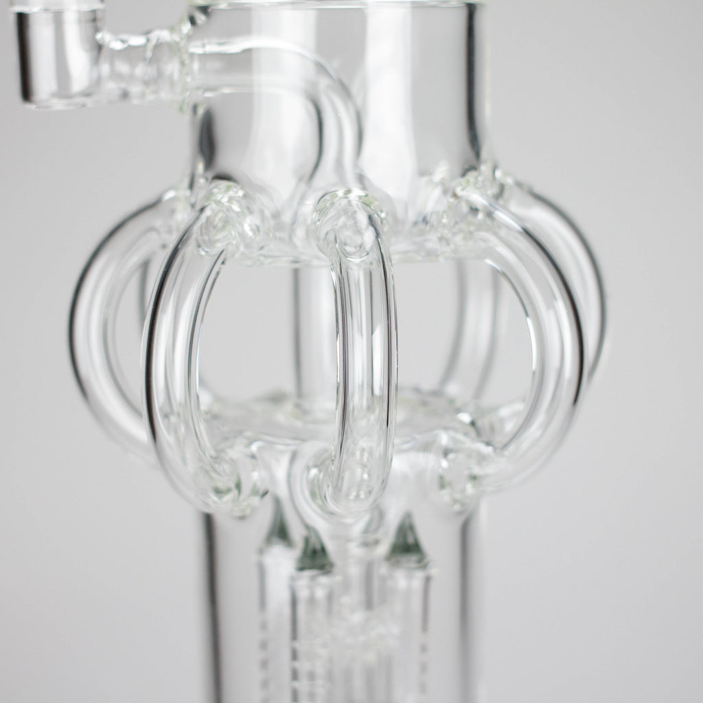 16″ Octopus Recycler Glass Bong – 5MM Thick (C1578)