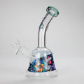 Haze | 8″ Kills Glass Bong – Teal (Mini-N)