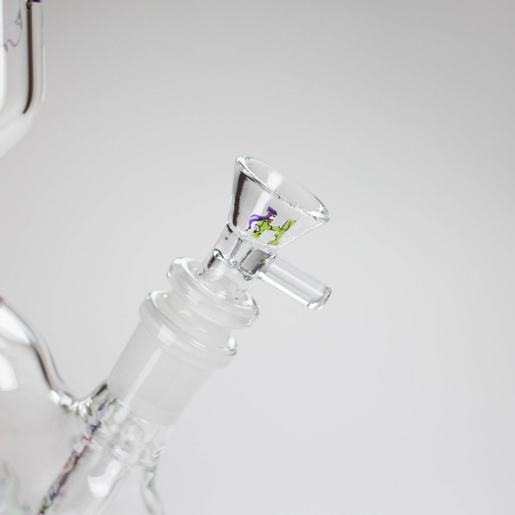 Haze | 9″ Smoking Zig-Zag Glass Bong – Blue (Mini-T)
