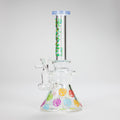 Haze | 8.5″ Colorful Chill Rig – Jade Blue (Mini-K)
