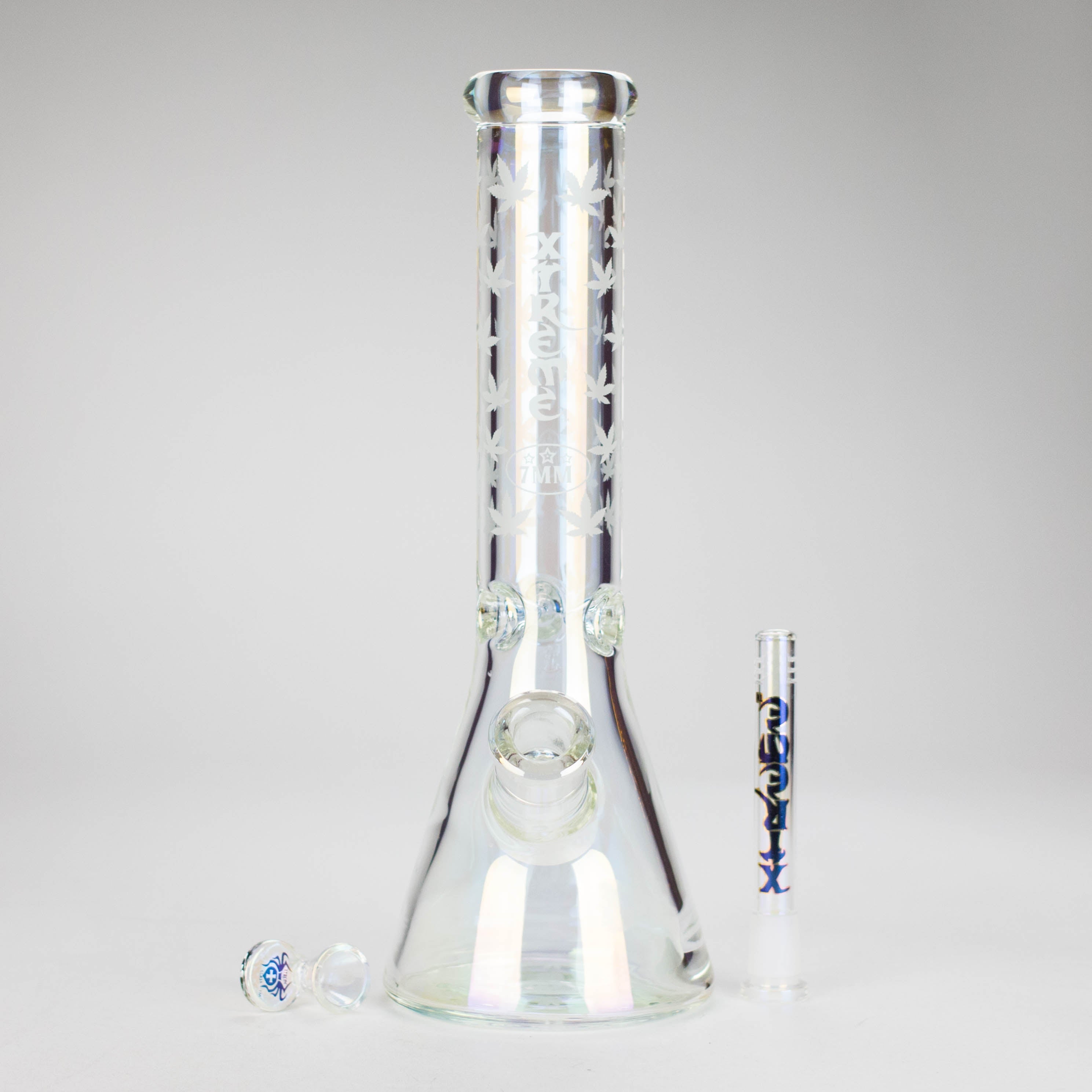 Xtreme | 13″ 7mm Electro-Plated Beaker Bong – (XTR-210)