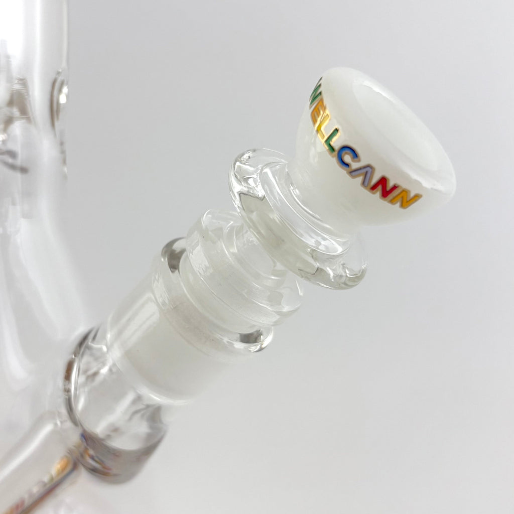 Wellcann | 17" Thickened Base Psychedelic Beaker Glass Bong