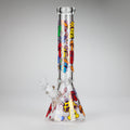 Z14" Mushroom Design Glass Bong – 7mm Thick with Ice Catcher