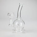 7" Solid Color Electroplate Glass Bong – 14mm Bowl Joint