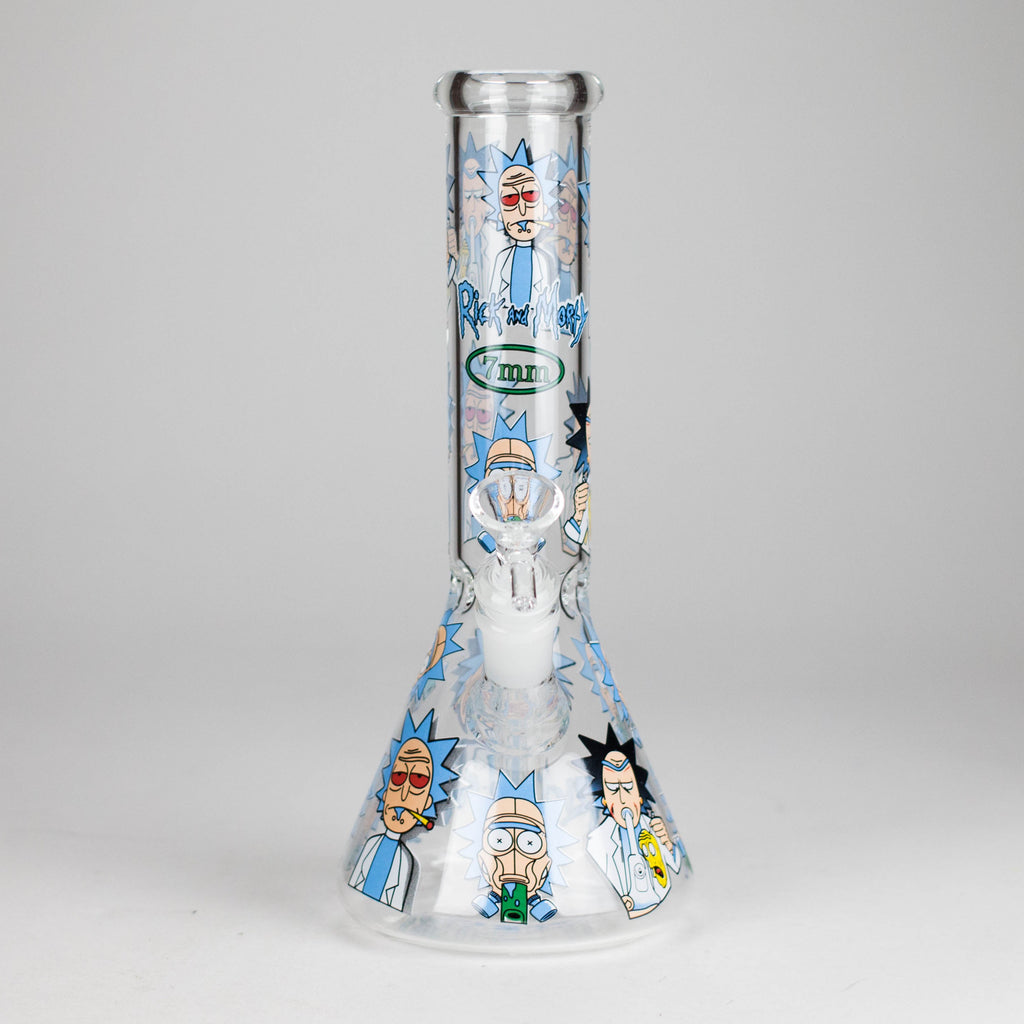 Z10" Cartoon Glass Bong – Fun & Functional Smoking Piece