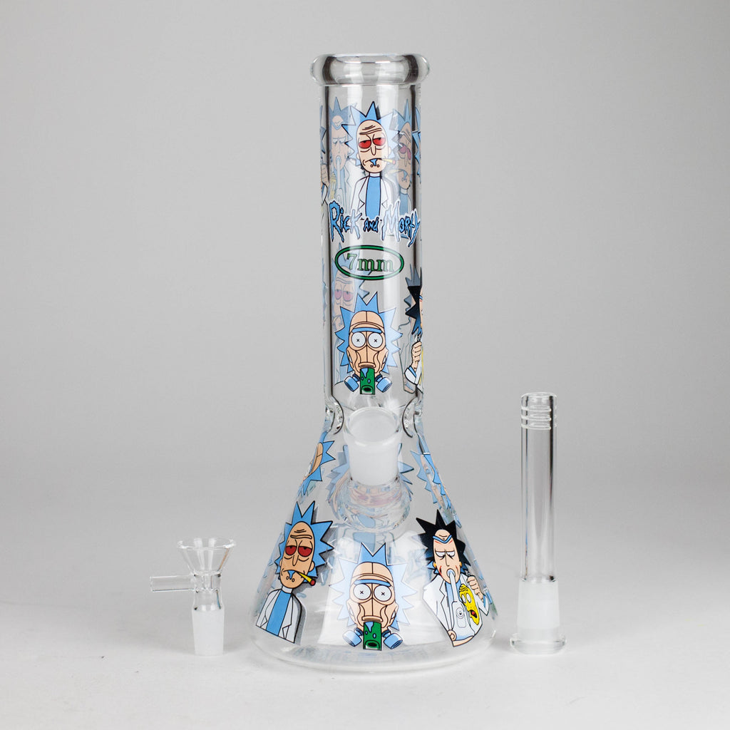 Z10" Cartoon Glass Bong – Fun & Functional Smoking Piece