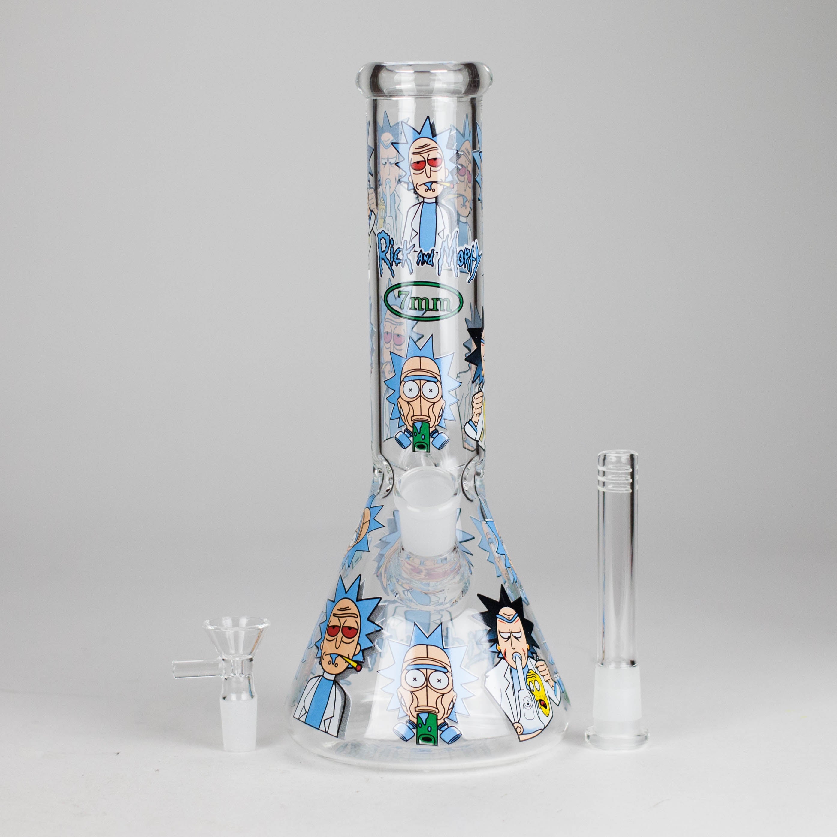 Z10" Cartoon Glass Bong – Fun & Functional Smoking Piece