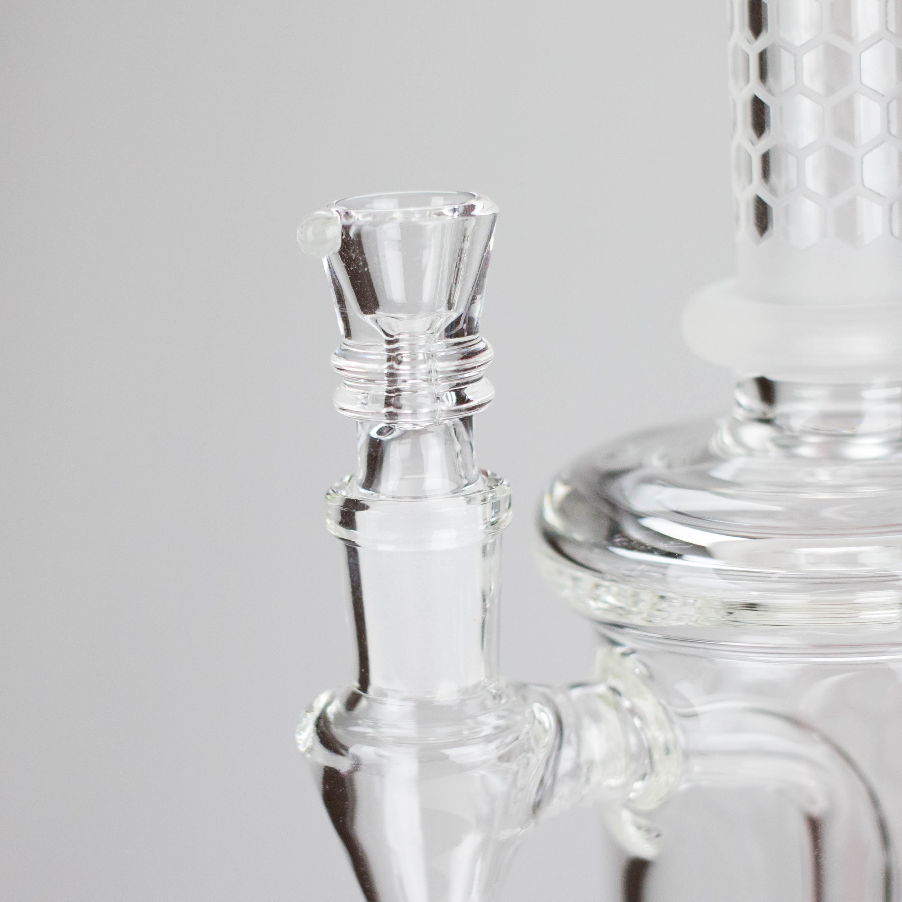 9" HCOMB HEX ETCHED CAPSULE RIG - 60MM