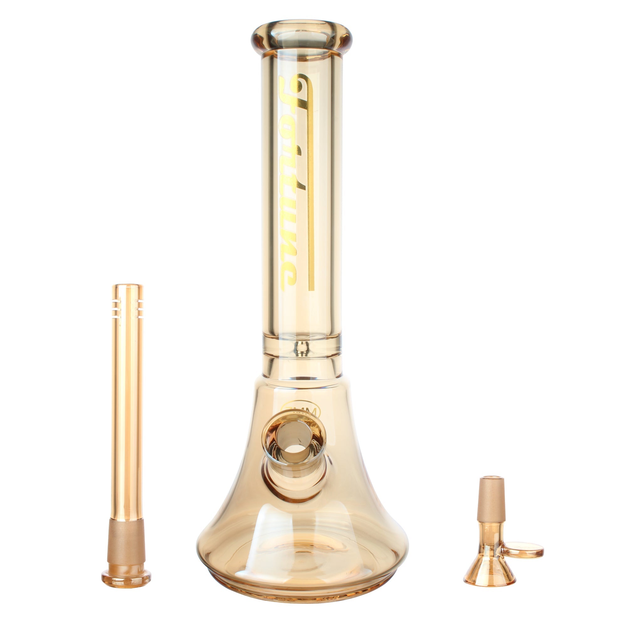 Fortune | Electroplated 14" 7mm New Beaker - 4 Assorted Colours