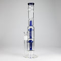 16" Triple Perc Straight Tube – Premium Glass Bong with Maximum Filtration