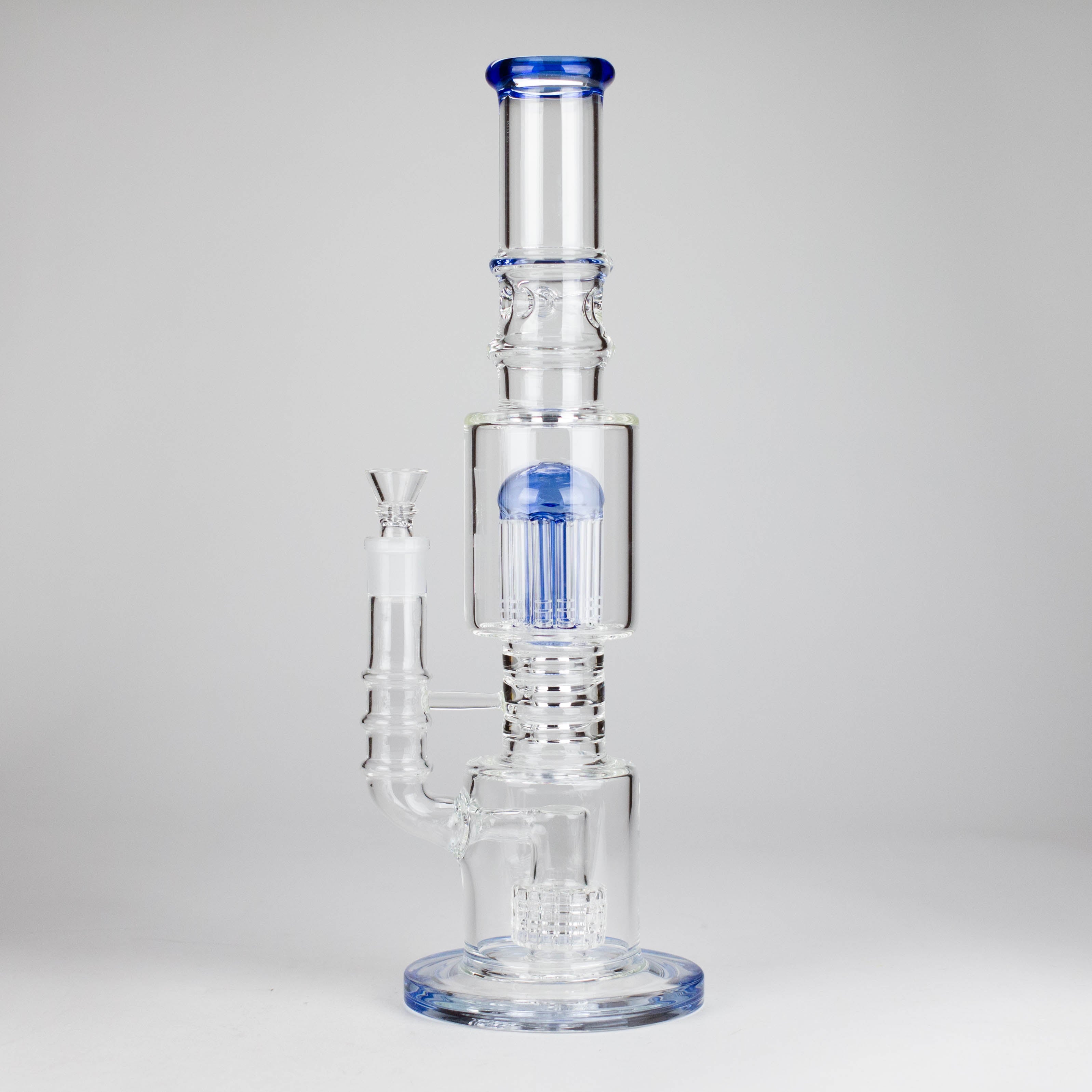 16" Glass Bong – 10-Arm Tree Perc with Matrix Perc for Maximum Filtration