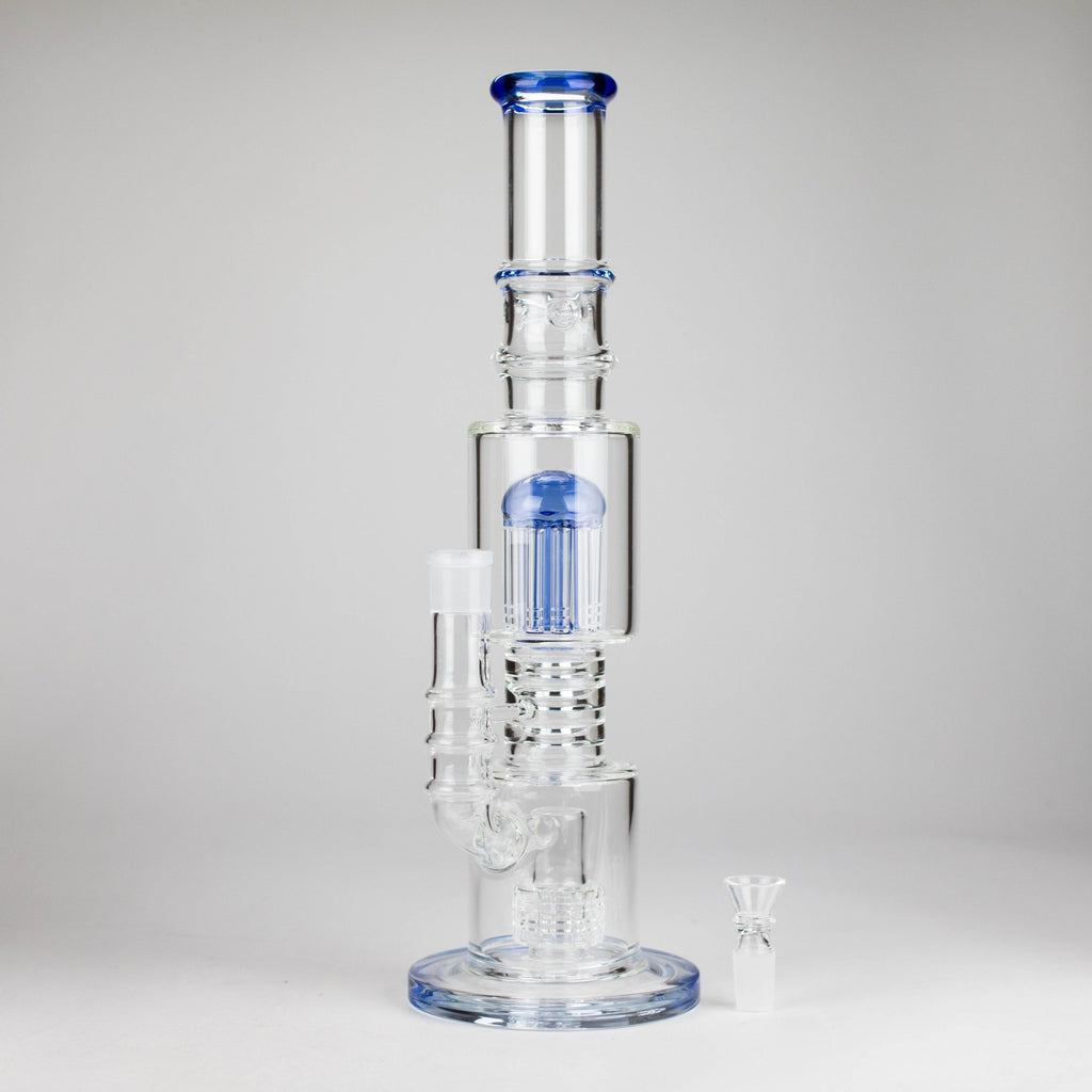 16" Glass Bong – 10-Arm Tree Perc with Matrix Perc for Maximum Filtration