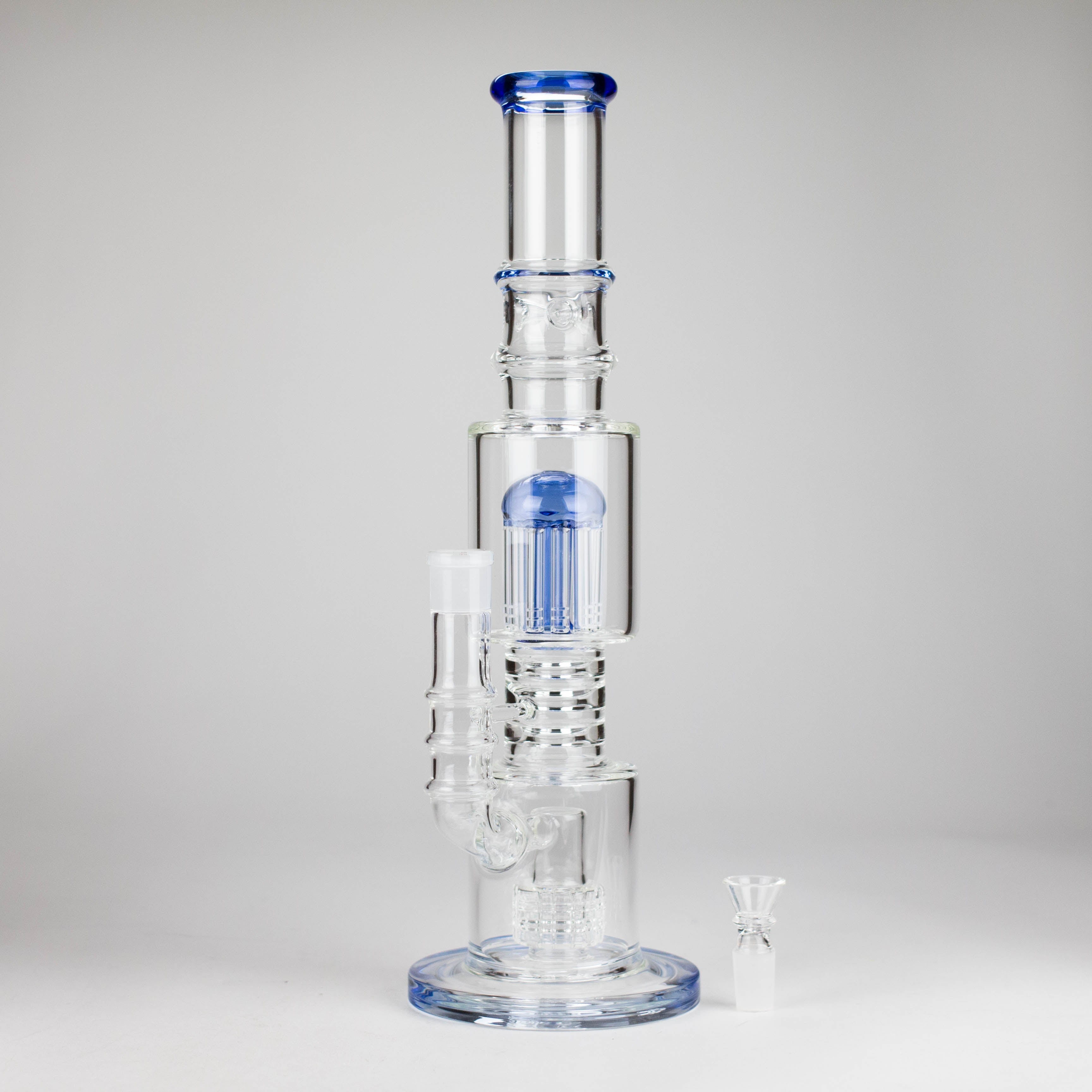 16" Glass Bong – 10-Arm Tree Perc with Matrix Perc for Maximum Filtration