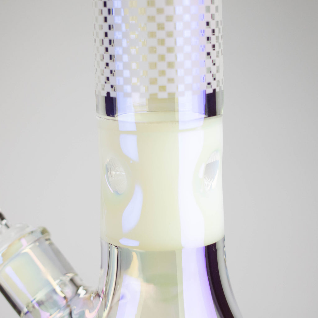 12.5" Hologram Beaker Glass Bong