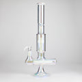 Trippy Glass | 17" 7mm Holographic Stemline Bong – Triple Diffused Perc with 18mm Bowl