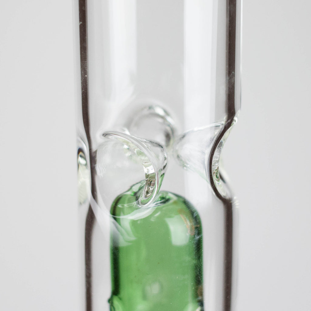16" Triple Perc Straight Tube – Premium Glass Bong with Maximum Filtration