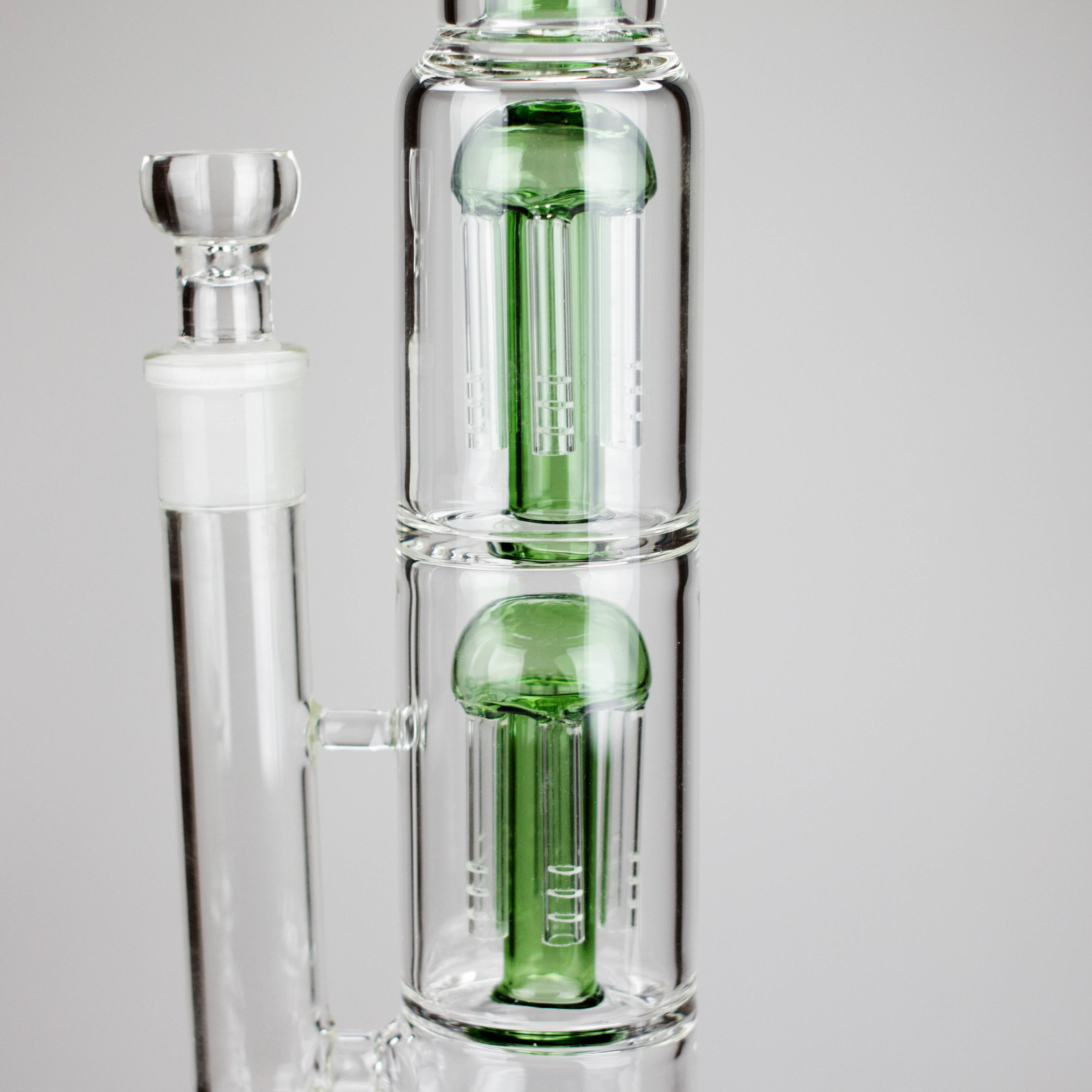 16" Triple Perc Straight Tube – Premium Glass Bong with Maximum Filtration