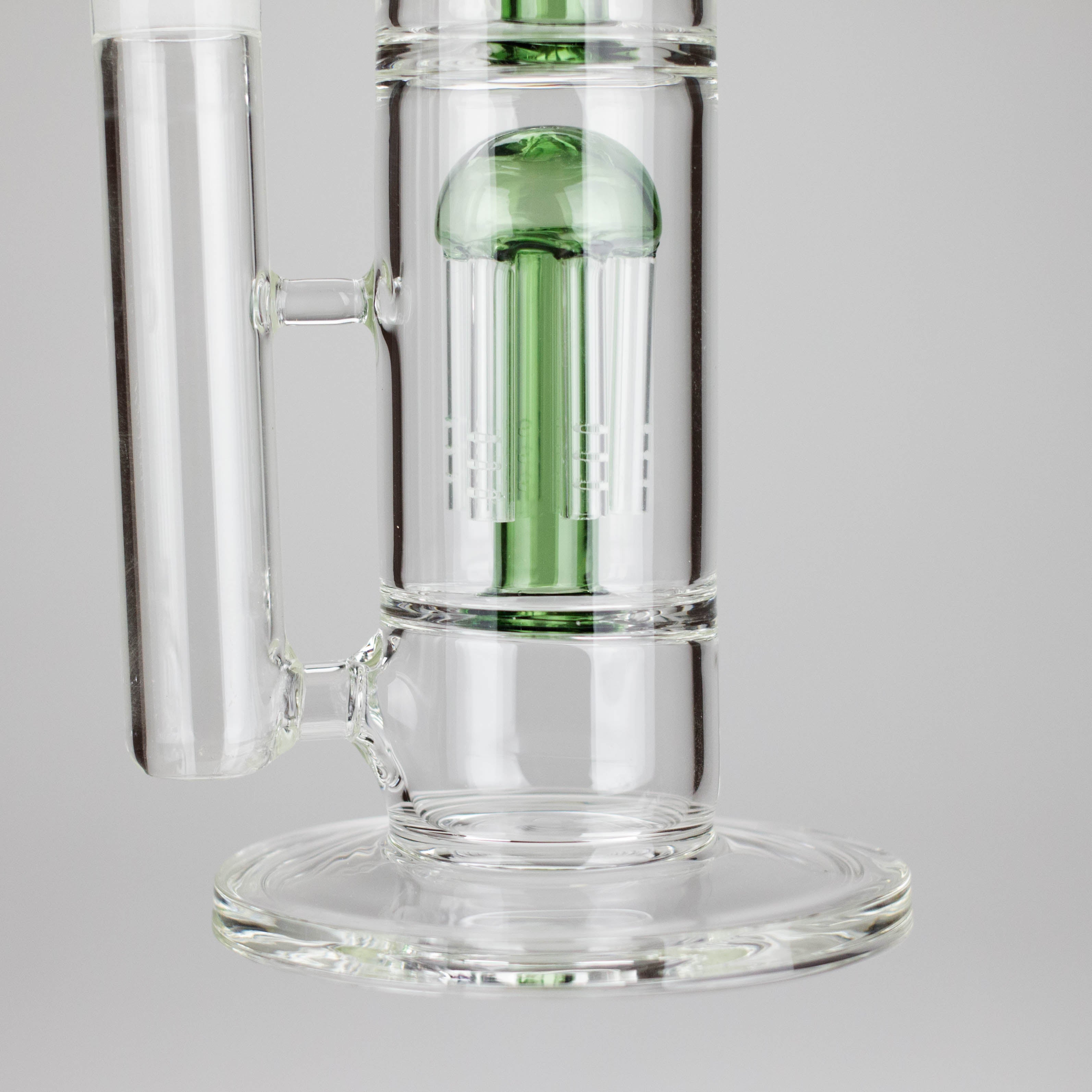 16" Triple Perc Straight Tube – Premium Glass Bong with Maximum Filtration